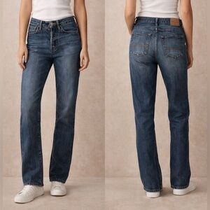 Abercrombie Kids Jeans 16 Slim Straight Leg Medium Wash Women’s 0 2 Y2K